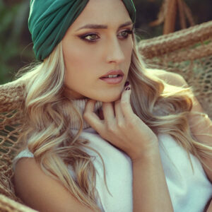 Amore-klasik-pamucni-turbani-Emerald-green
