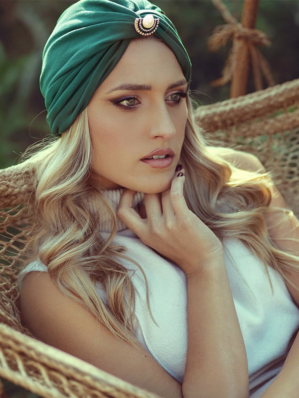 Amore-klasik-pamucni-turbani-Emerald-green